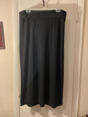 Cato Black A-Line Maxi Skirt